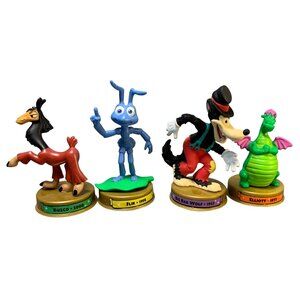 Kuzco 2000 Flik 1998 Big Bad Wolf 1933 Elliott 1977 Disney Collectible Figures S